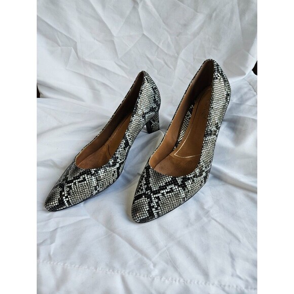 Vionic Madison Mia Snakeskin Print Heels Pumps Comfort  Shoes Size 7.5 - Picture 1 of 7